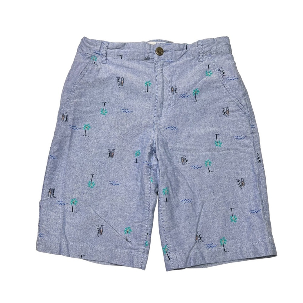 Old Navy Kids Shorts with Palm Tree Print - Light Blue